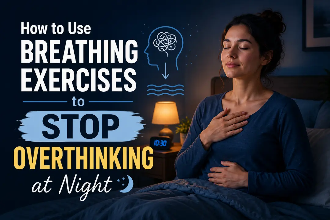 How to Use Breathing Exercises to Stop Overthinking at Night