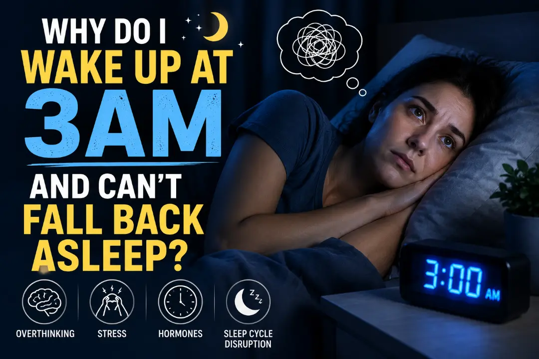 Why Do I Wake Up at 3am and Can't Fall Back Asleep?