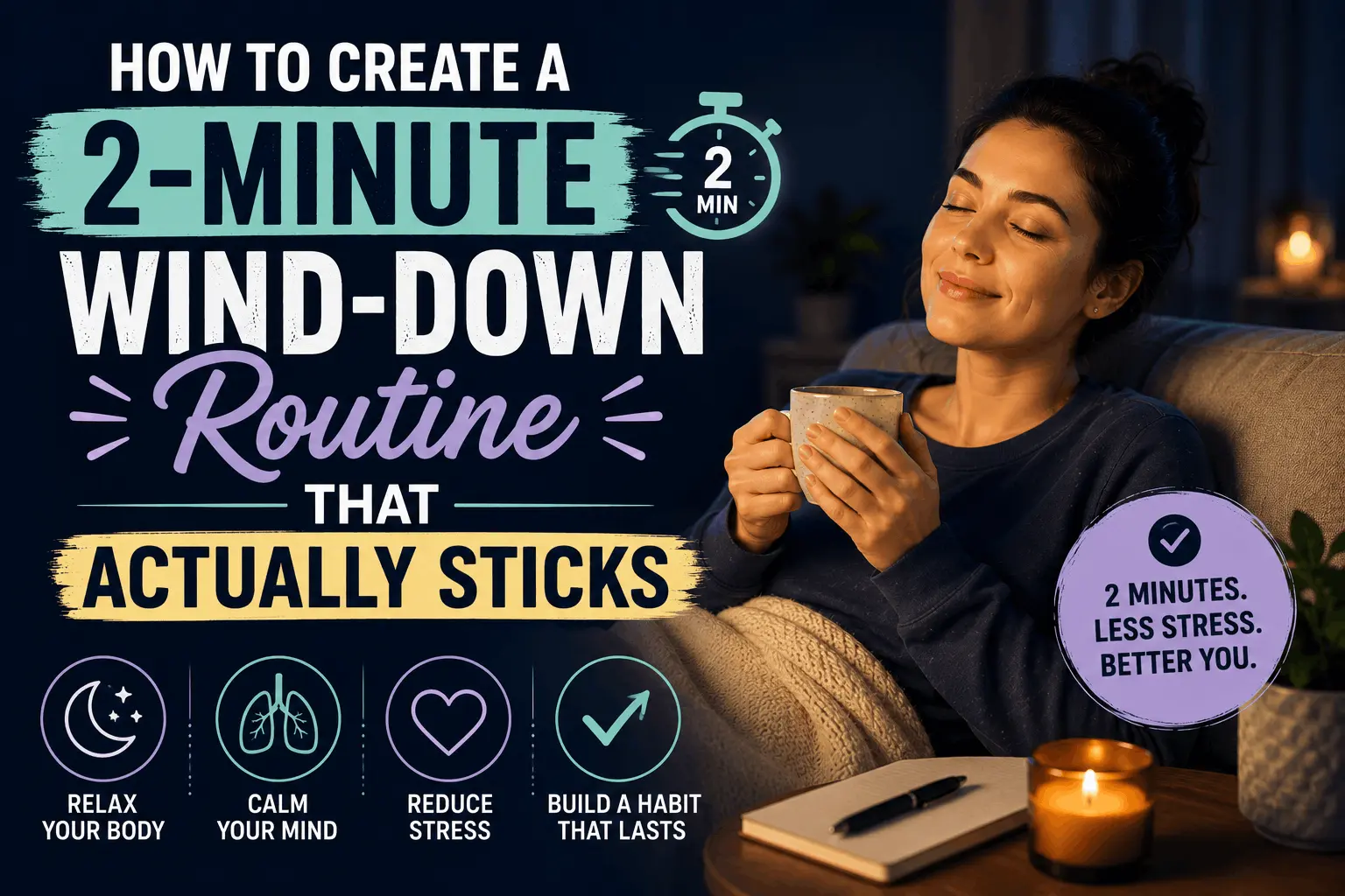 How to Create a 2-Minute Wind-Down Routine That Actually Sticks